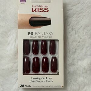 Kiss Nail Burgundy Gel Fantasy